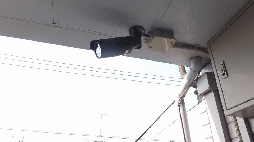 セキュリティ　防犯カメラ設置済み