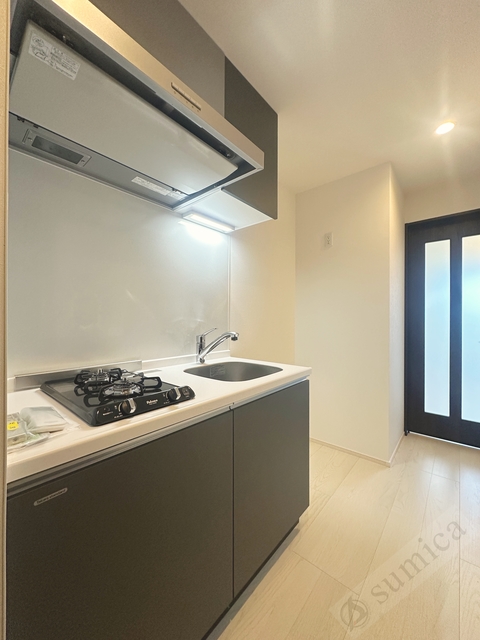 キッチン　２口システムキッチンでお料理楽しく♪♪