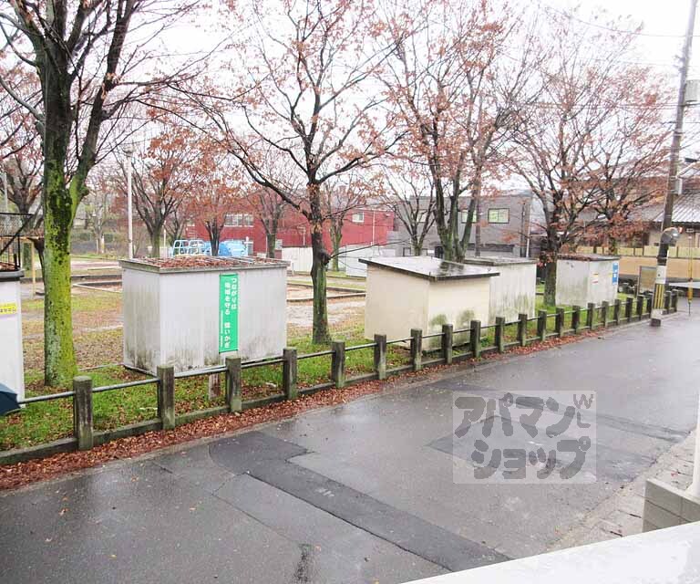 眺望　公園があります！