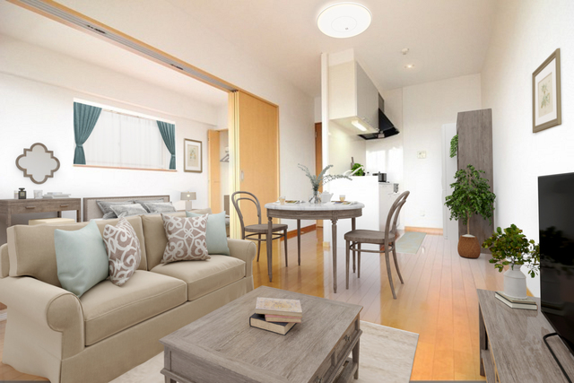 居室・リビング　※家具・小物はＣＧで合成しています