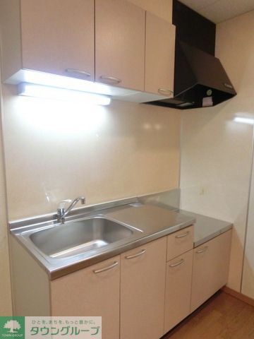 キッチン　2口ガスコンロ設置可