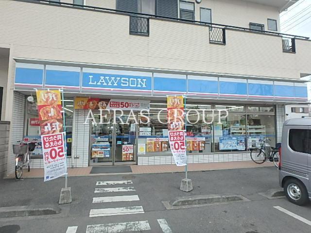コンビニ　ローソン 草加谷塚町店（コンビニ）まで398m