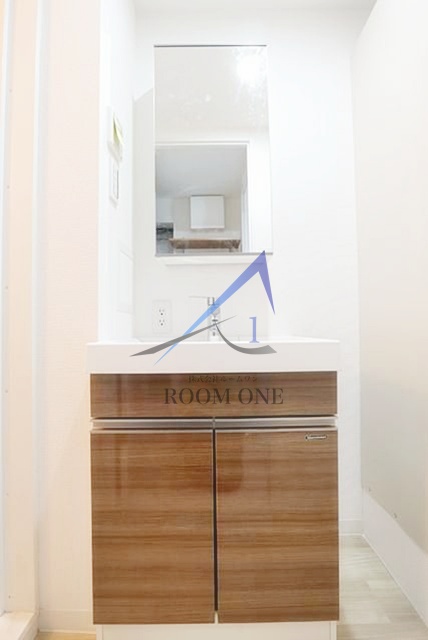 洗面設備　洗面台です。