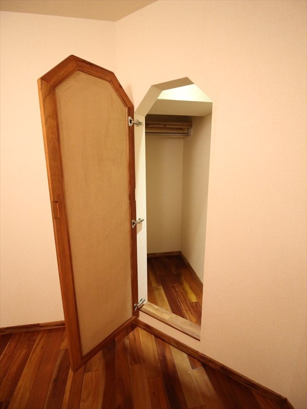 収納　鏡扉＆ウォークインクローゼット（（写真は別室）