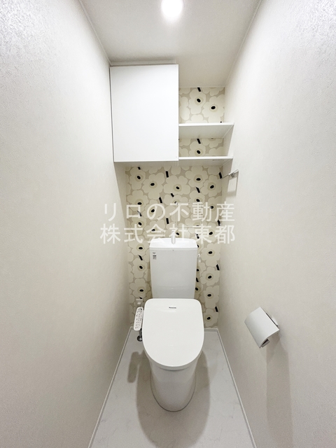 トイレ　洗浄便座付です！