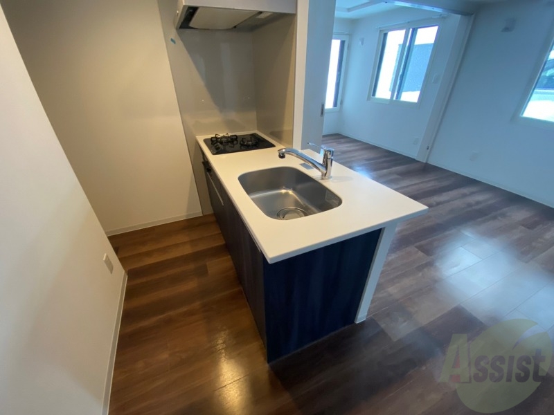 キッチン　キッチンはスペースも広々していて使いやすそうですよ！