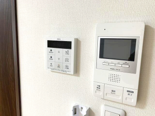 セキュリティ　モニター付きインターホンです