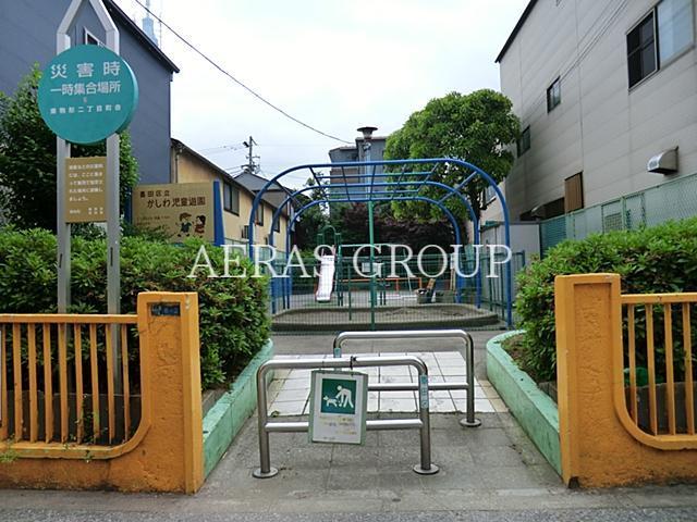 病院　かしわ児童遊園（病院）まで89m