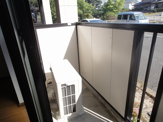 バルコニー　広々としたバルコニーです