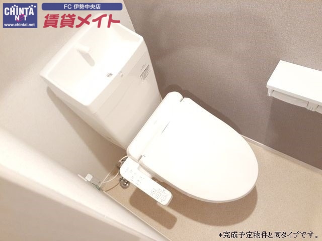 トイレ　同タイプの部屋写真です。