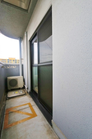 バルコニー　洗濯物が沢山干せます