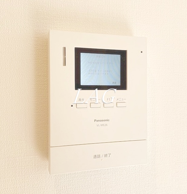 セキュリティ　モニター付インターホンです。