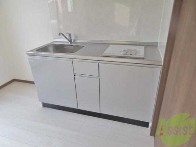 キッチン　２口ＩＨコンロのシステムキッチンです。