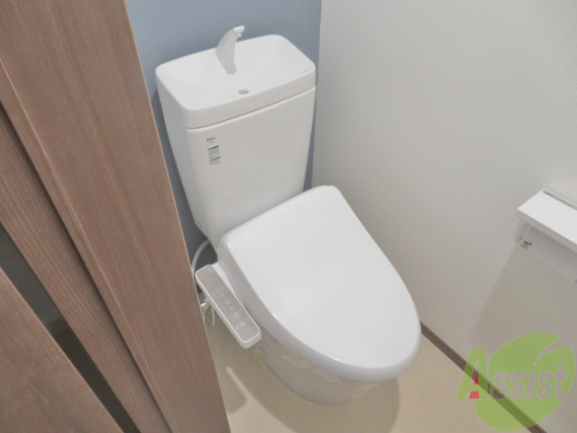 トイレ　シャワータイプのトイレです。人類史上最大の発明品です。