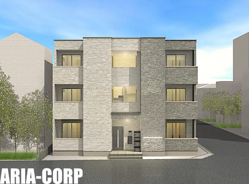 建物外観　2026年完成、大手ハウスメーカー施工デザイナーズアパート！