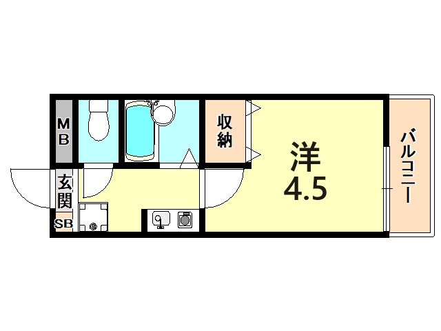 ステラハウス38の間取り写真