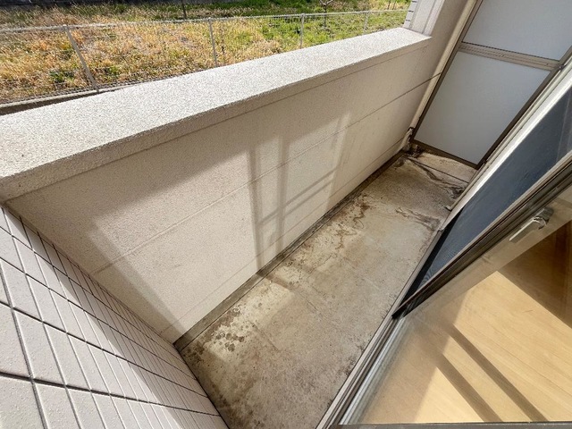 バルコニー　南西向き