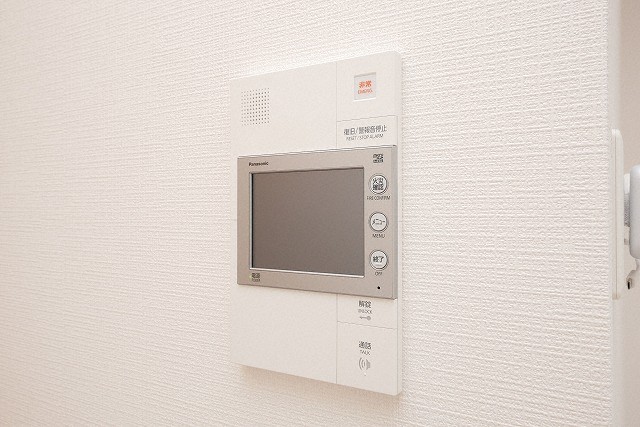 セキュリティ　モニター付きインターホンです