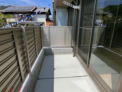 バルコニー　うどん県のお部屋探しはうどん不動産へ うどんちゃんとLINE
