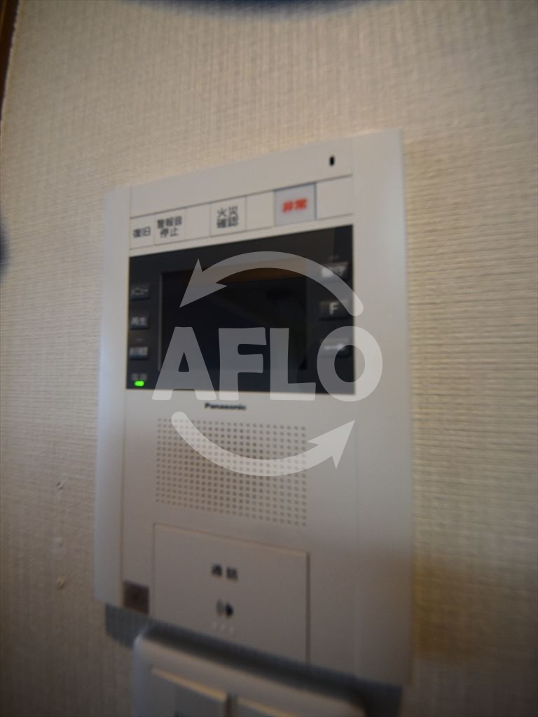 セキュリティ　プレサンスロジェ難波GRANDWEST　テレビモニターホン