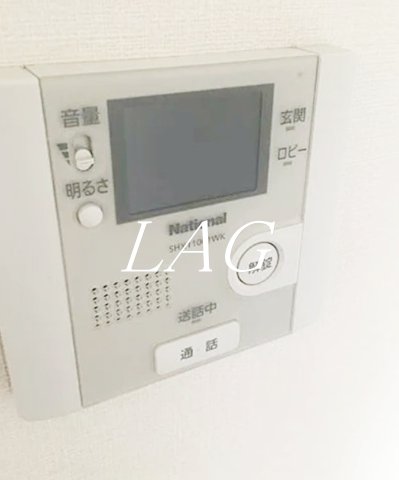 セキュリティ　モニター付インターホンです。