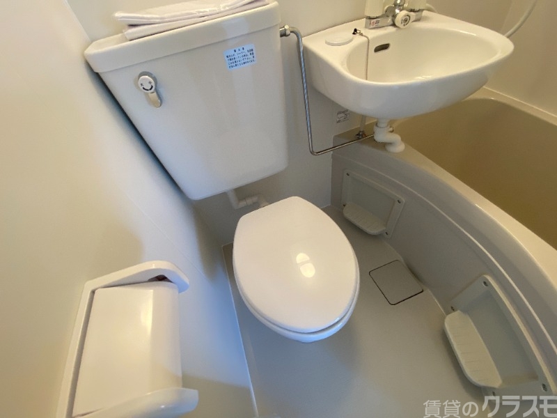 トイレ　お掃除ファイトです。