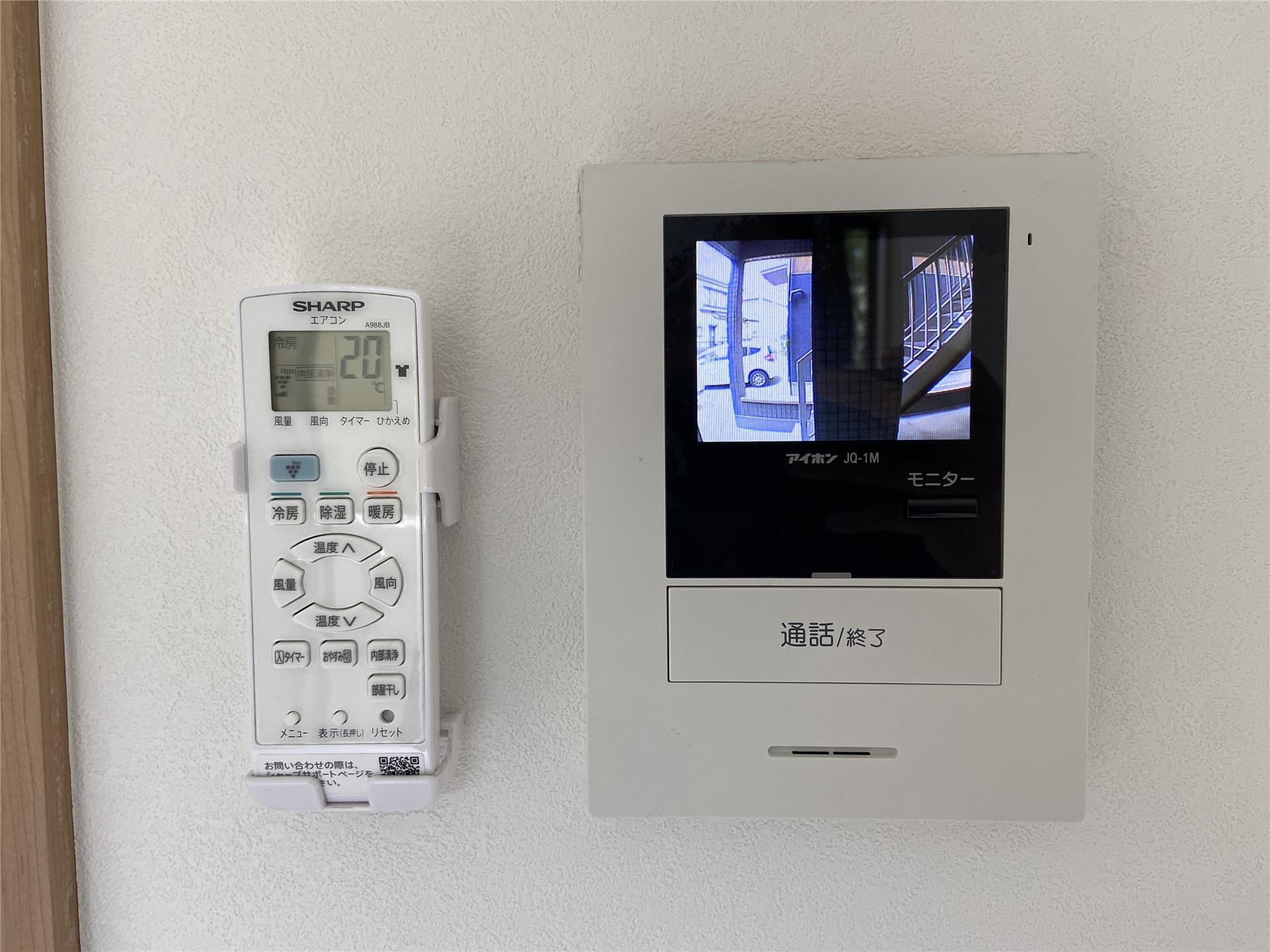 セキュリティ　録画機能付きのＴＶモニターホン付です