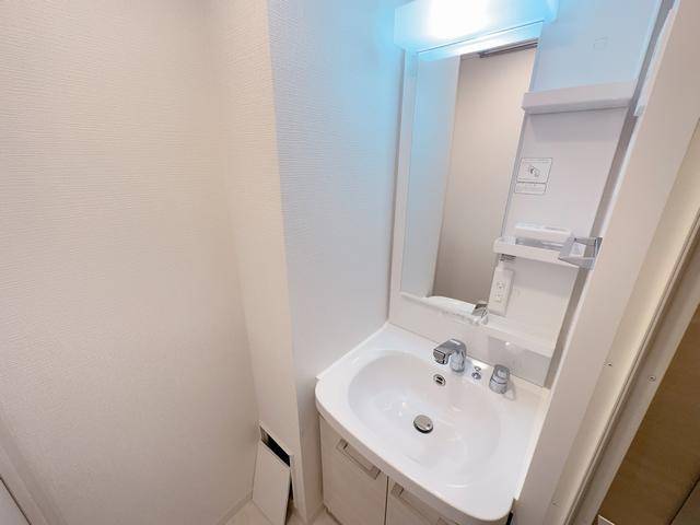 洗面設備　＊新築の為未完成