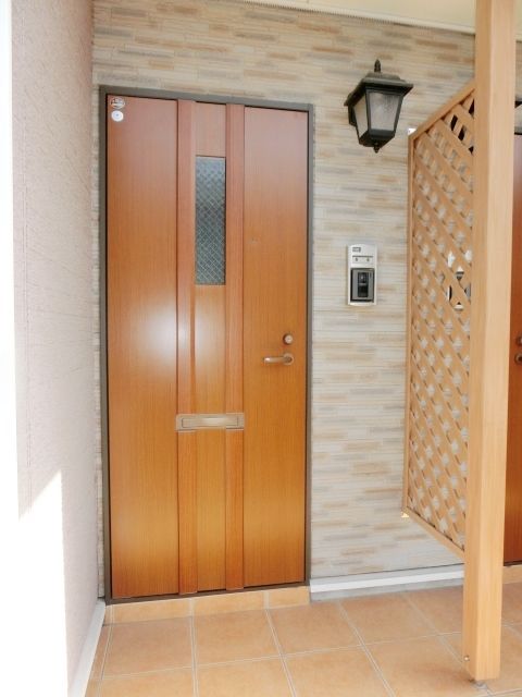 セキュリティ　突然の来客にも安心のモニタ付きドアホン