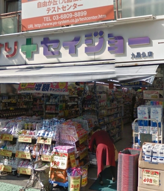 ドラックストア　くすりセイジョー九品仏店（ドラッグストア）まで355m
