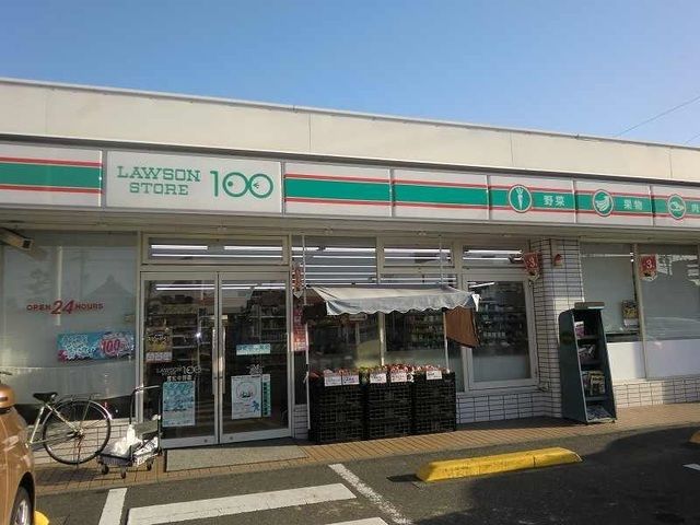コンビニ　ローソンストア１００笠松中野店（コンビニ）まで600m