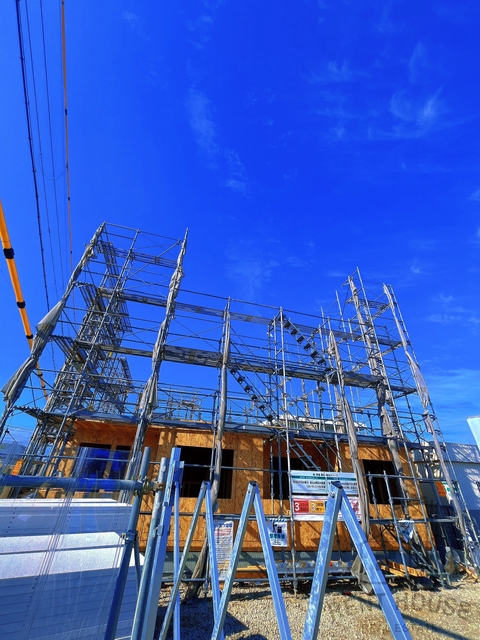 建物外観　外観（建設中）