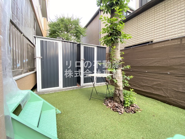 眺望　専用のお庭はガーデニングや家庭菜園などが楽しめます。