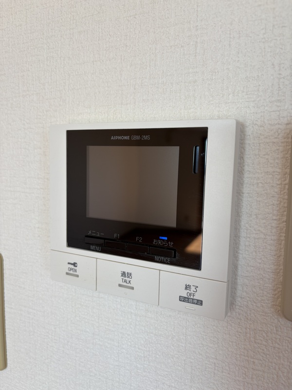 セキュリティ　※写真は別号室のものですので現状優先です。
