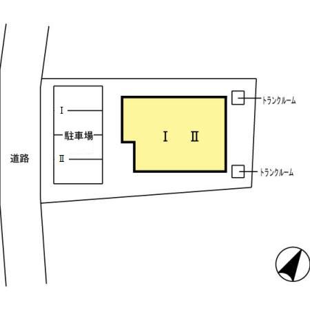 駐車場　並列2台セットです♪
