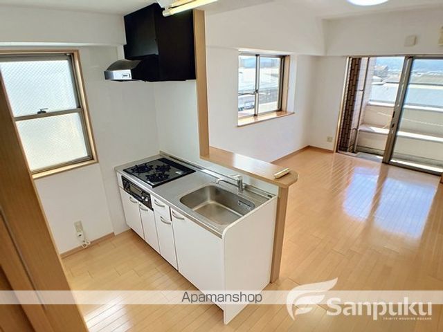 伊予鉄道郡中線 土居田駅 徒歩17分 7階建 築22年のキッチン写真