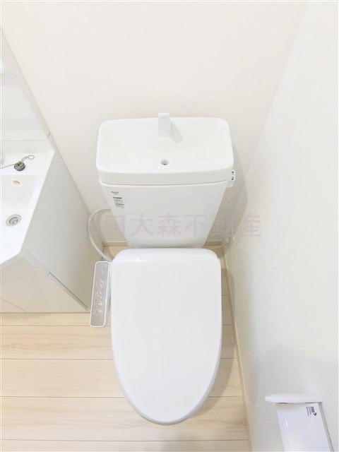 トイレ　温水洗浄便座付きのトイレ