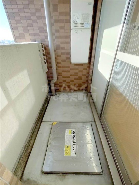 バルコニー　お洗濯にも便利なバルコニー付き