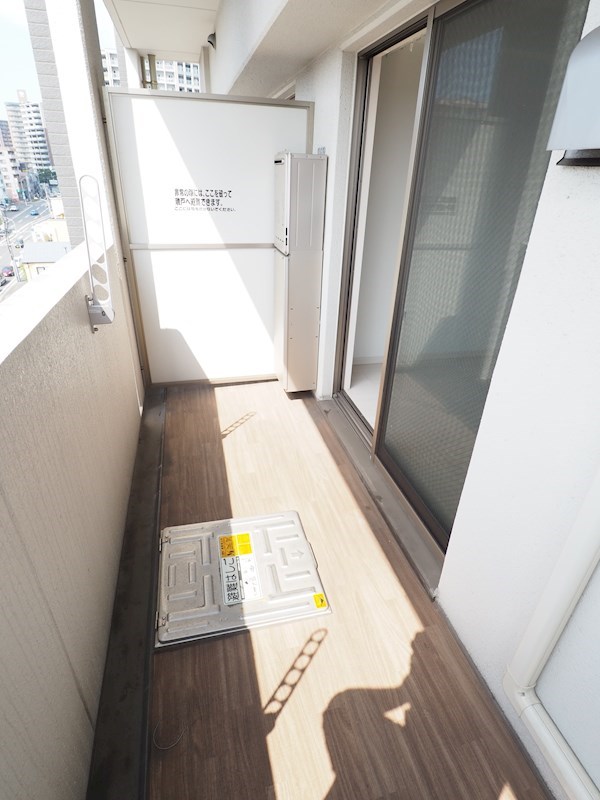 バルコニー　日当たりも良好です。