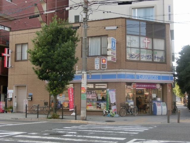 コンビニ　ローソン真田山町店（コンビニ）まで186m
