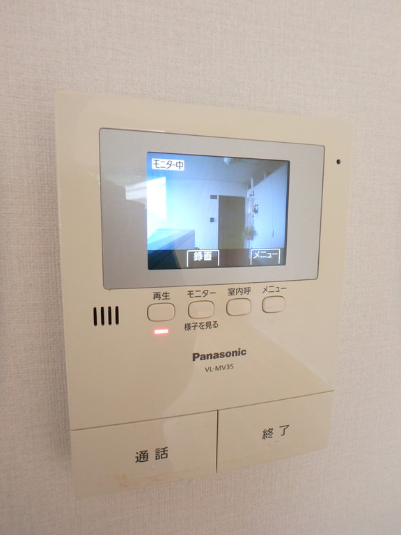 セキュリティ　モニター付きインターホン