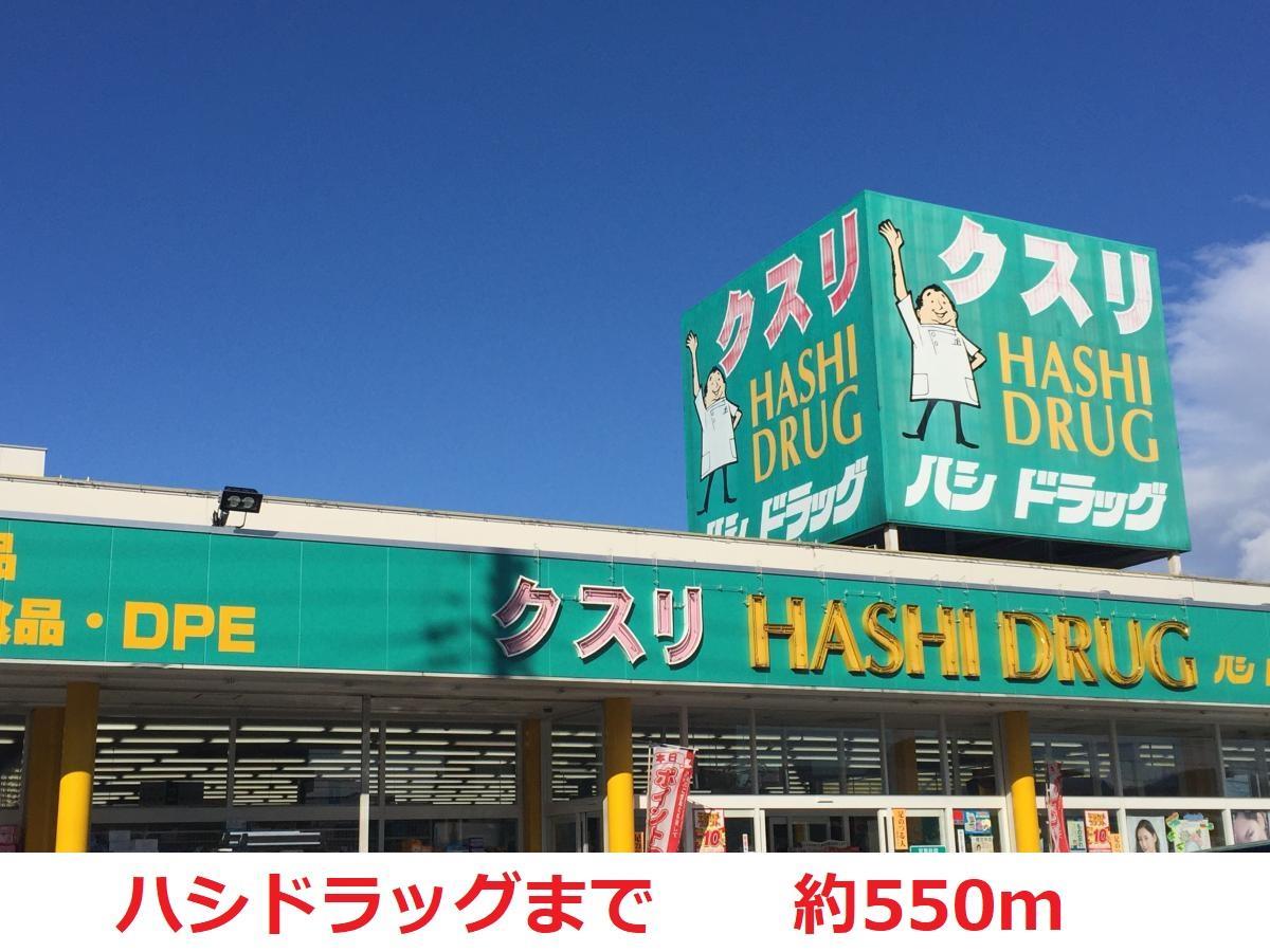 ドラックストア　ハシドラッグ（ドラッグストア）まで550m