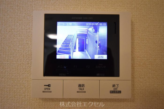 セキュリティ　モニター付きインターホン完備♪