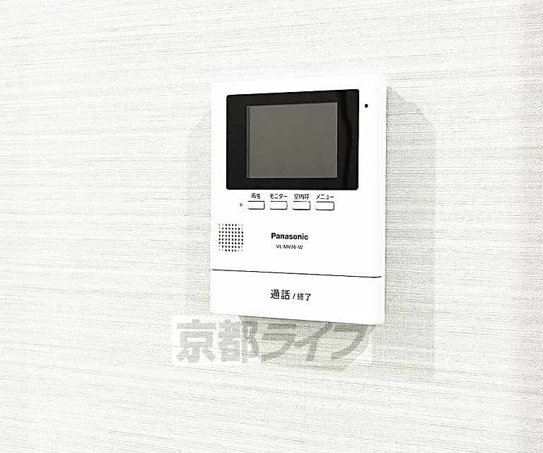 セキュリティ　ＴＶモニターホンで訪問者を確認できて安心です。