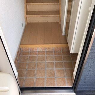 玄関　シューズボックス設置済み