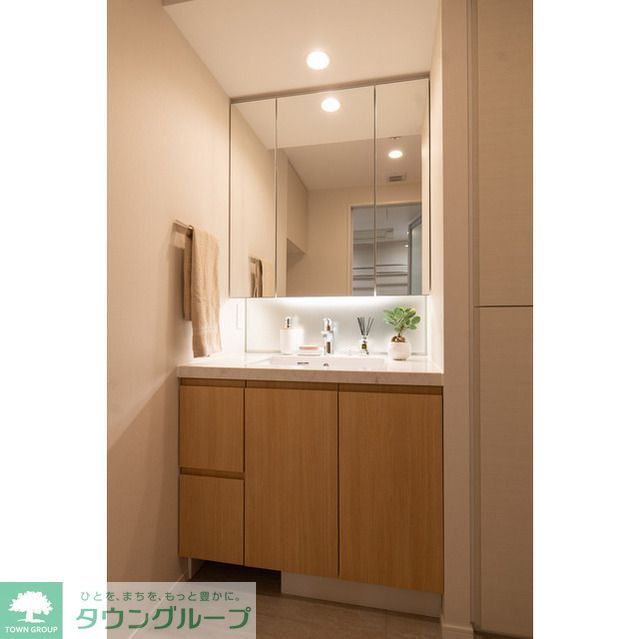 洗面設備　家具・家電の備え付けはありません