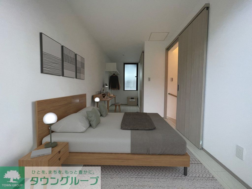 居室・リビング　VR画像　実際に家具はつきません