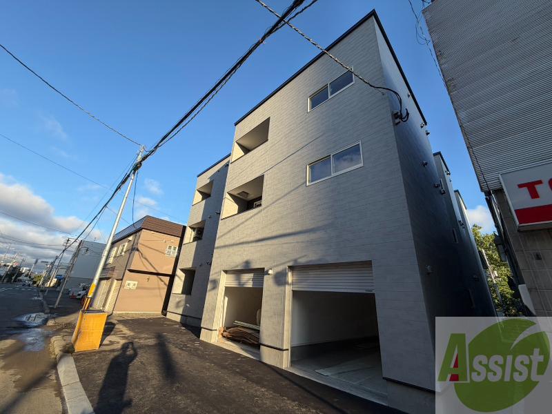 建物外観　札幌市東区北二十一条東「仮）キャットゥーナＮ２１」