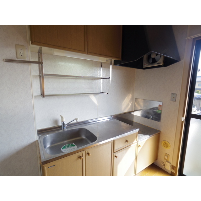 キッチン　２０２号室の写真です