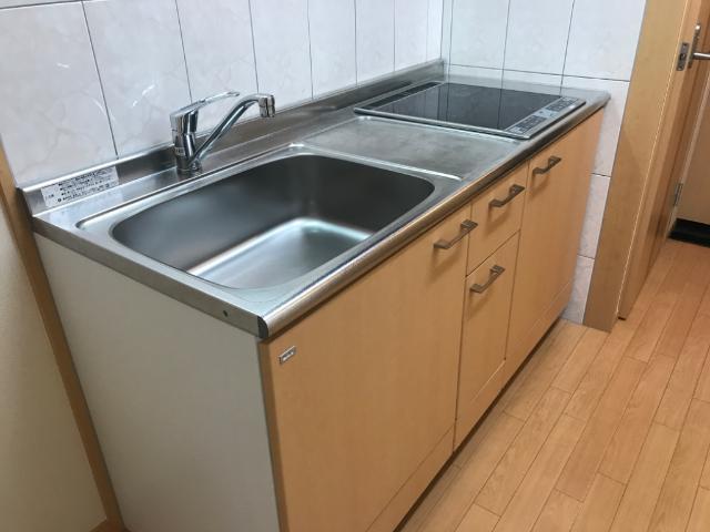 キッチン　IH2口コンロ付のシステムキッチン